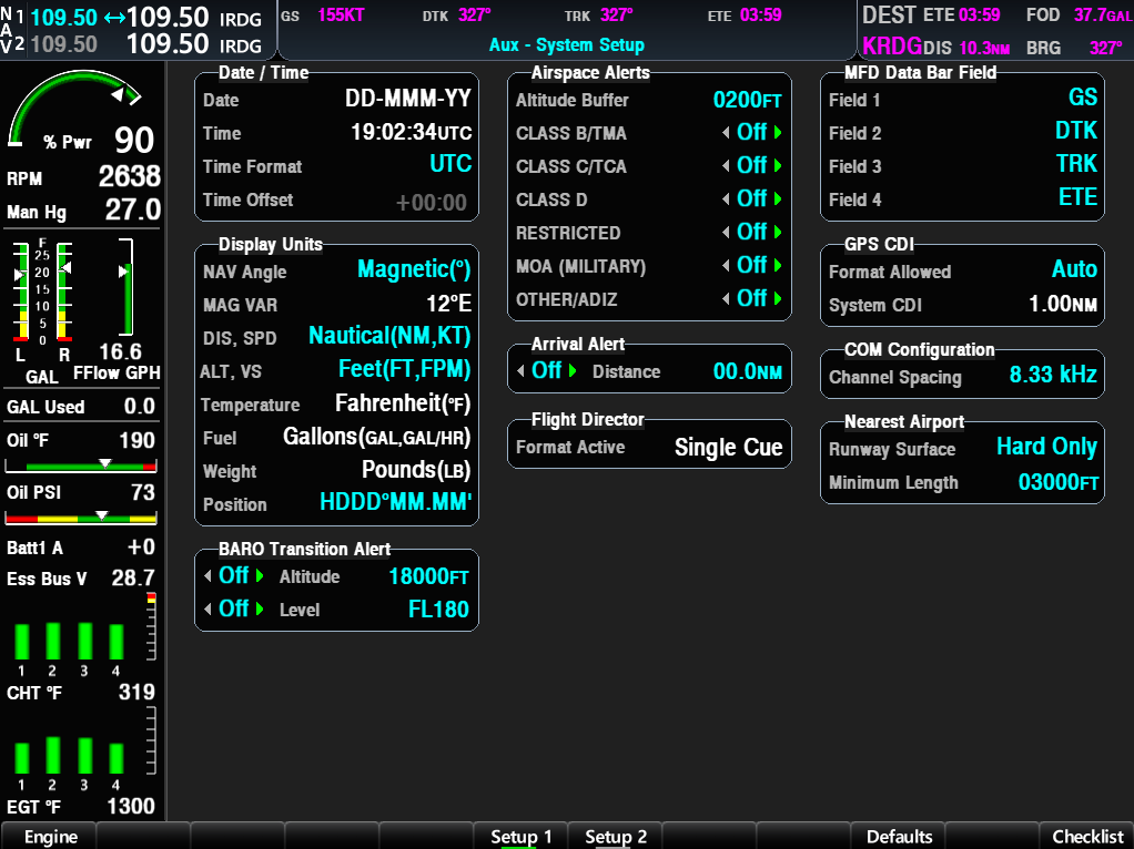 RealSimGear NXi Software