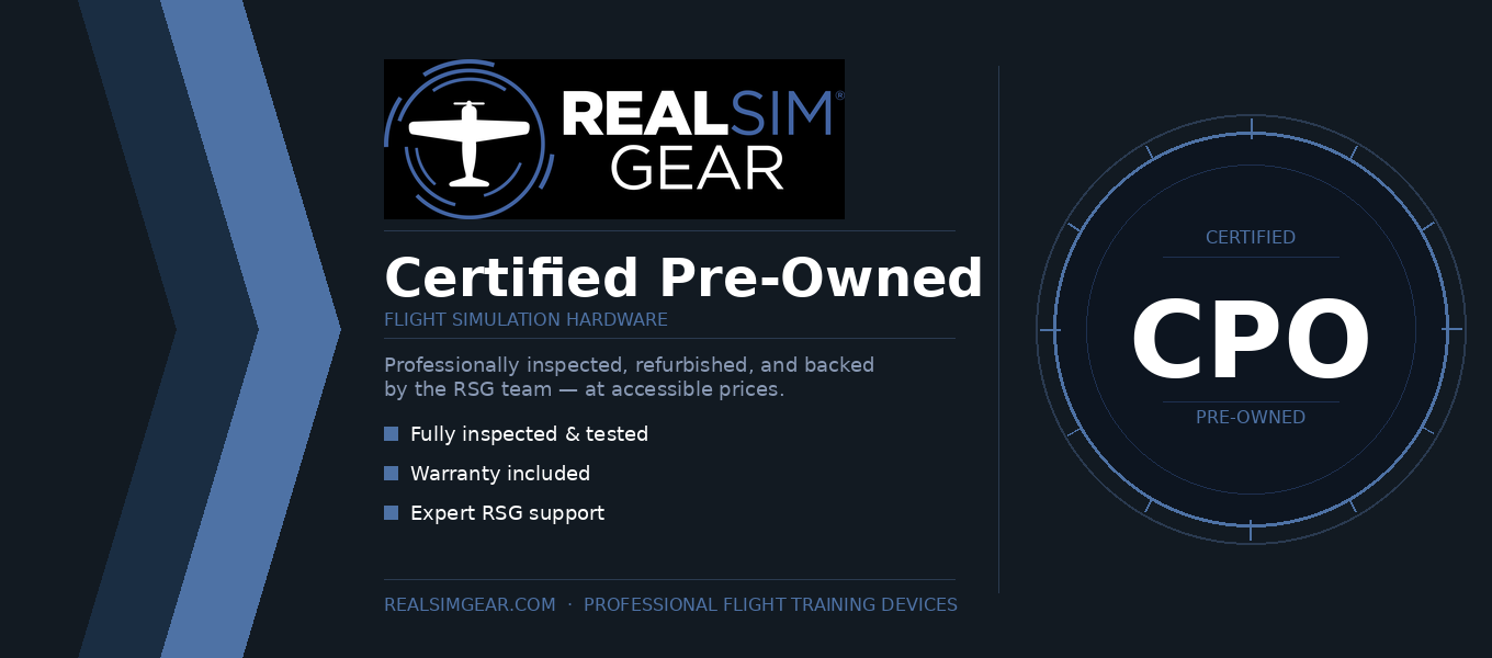 RealSimGear Certified Pre-Owned DAx System