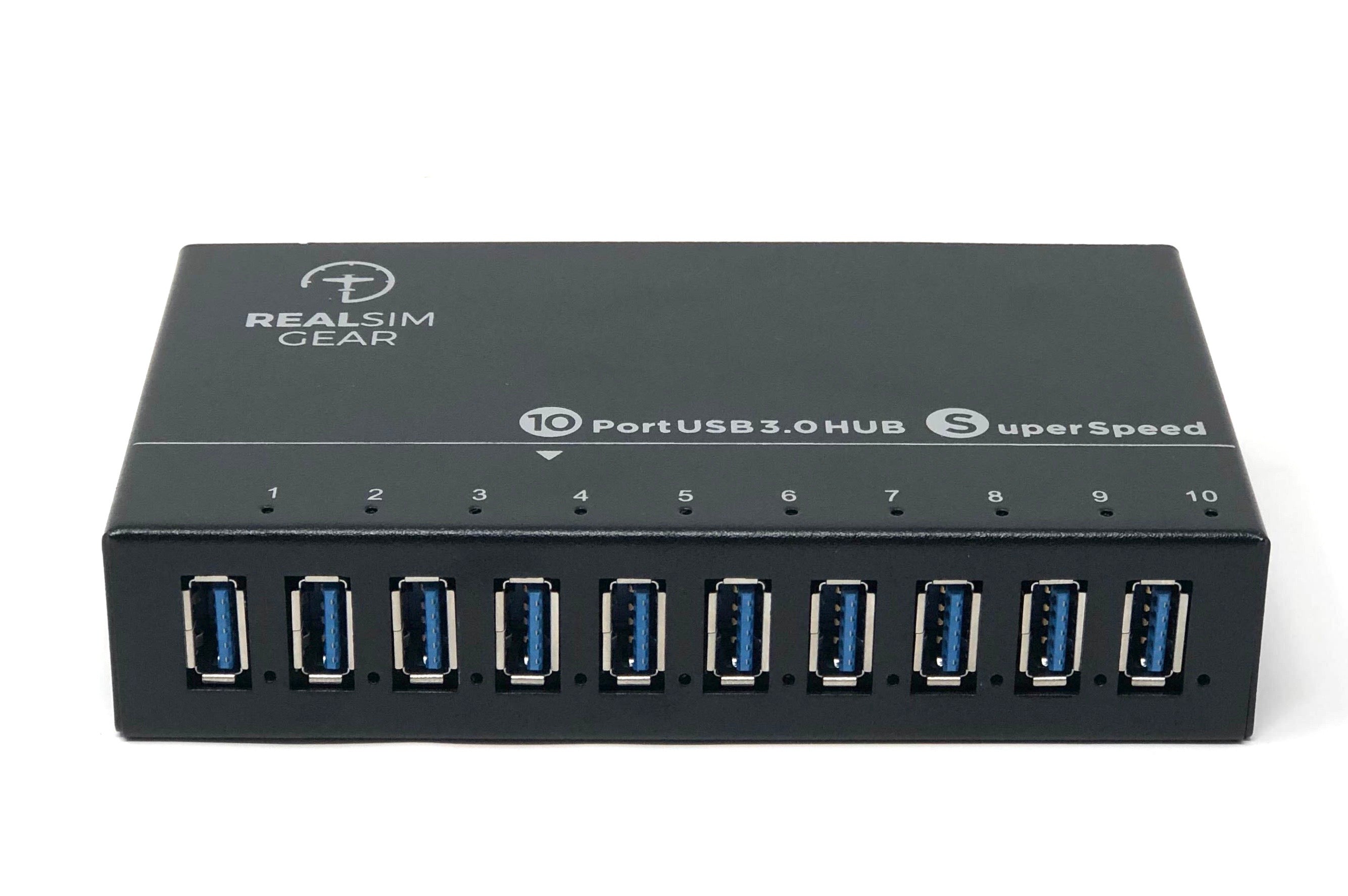 RealSimGear 10 Port USB3 Hub