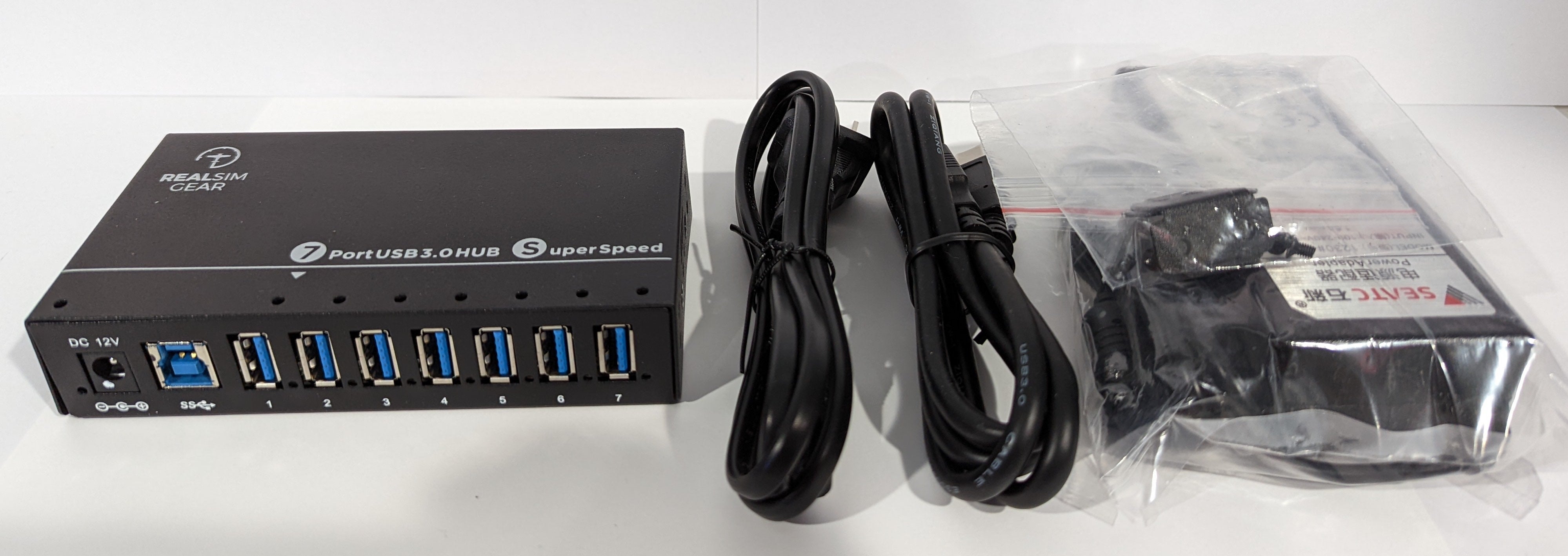 RealSimGear 7 Port USB3 Hub