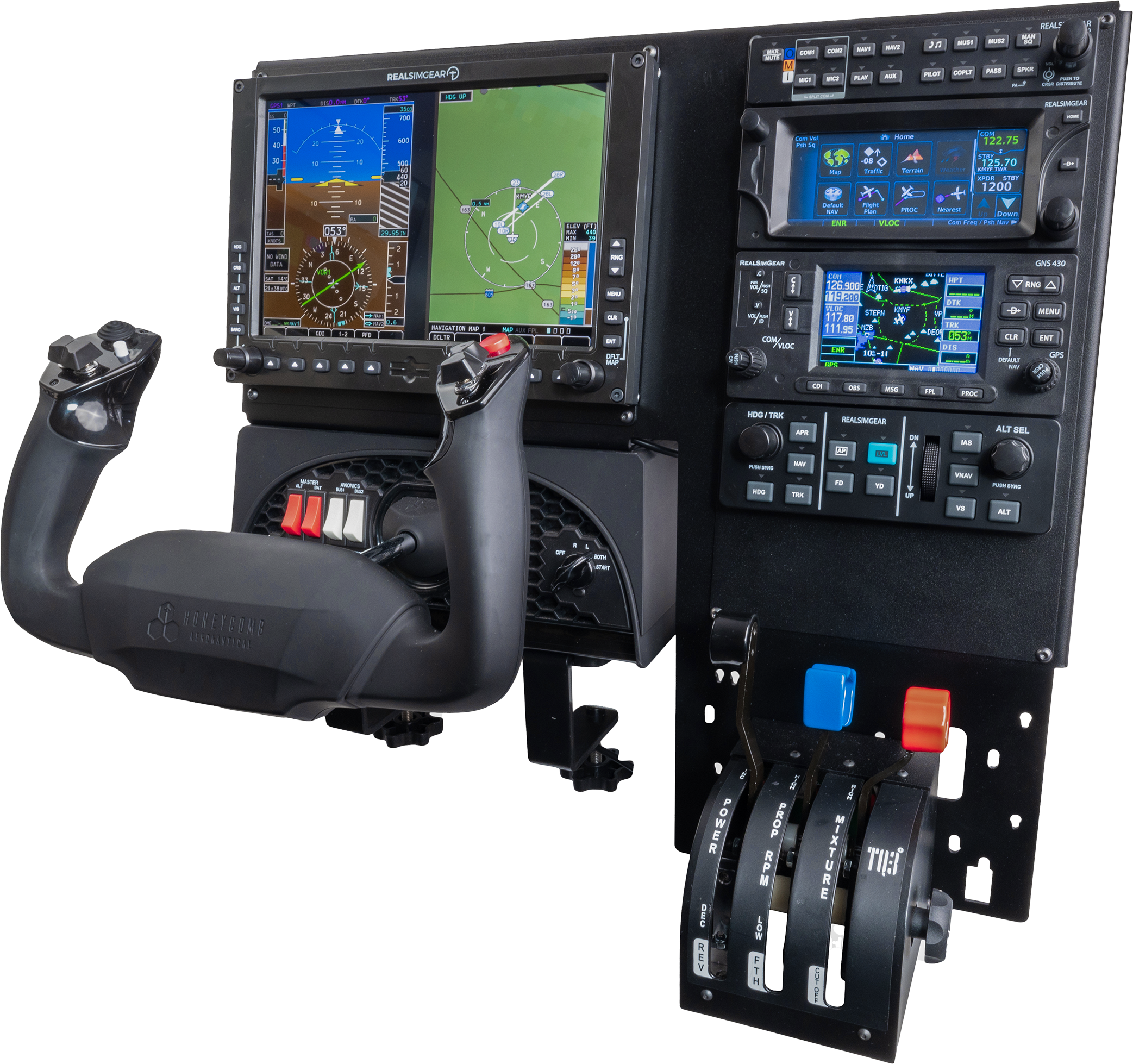 microsoft flight simulator gear RealSimGear YokeTop Simulator Package