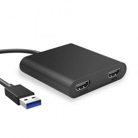USB Dual HDMI Adapter – - Main Image