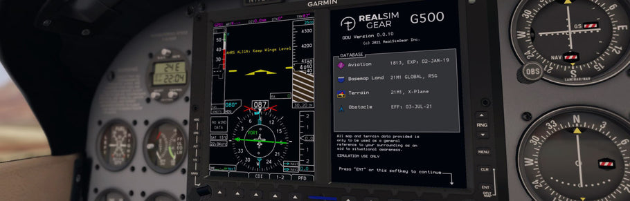 Coming Soon - RealSimGear G500 add-on for X-Plane
