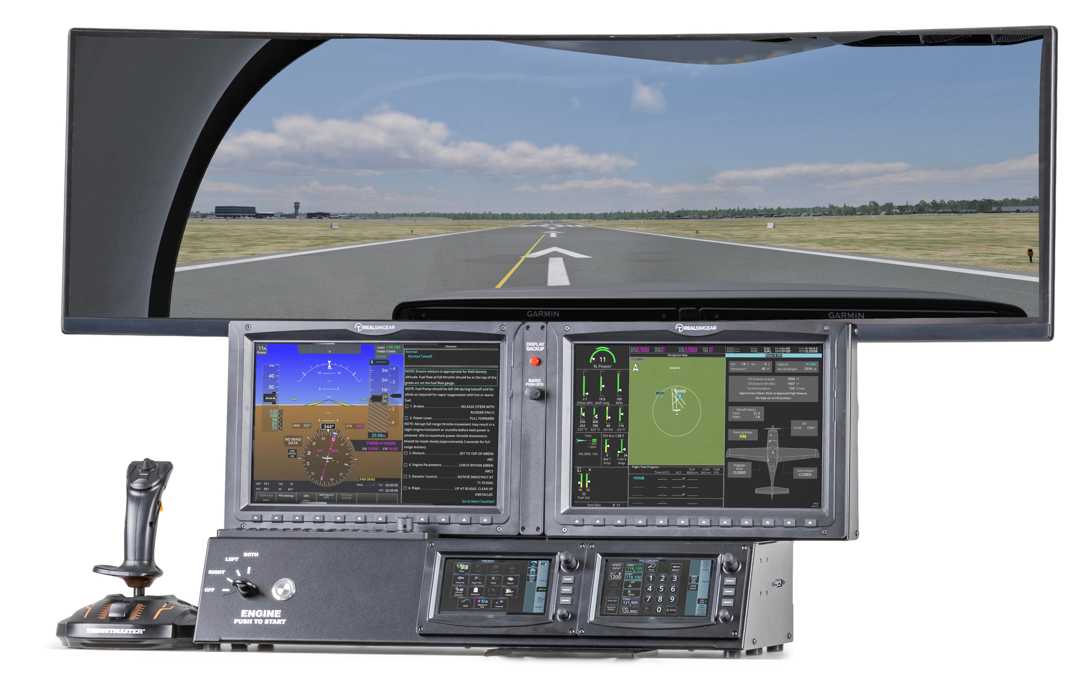 RealSimGear SR7x Desktop Package